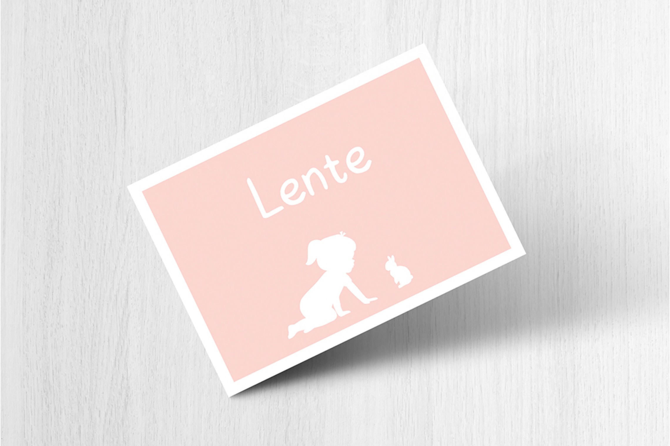 Meisje met konijntje